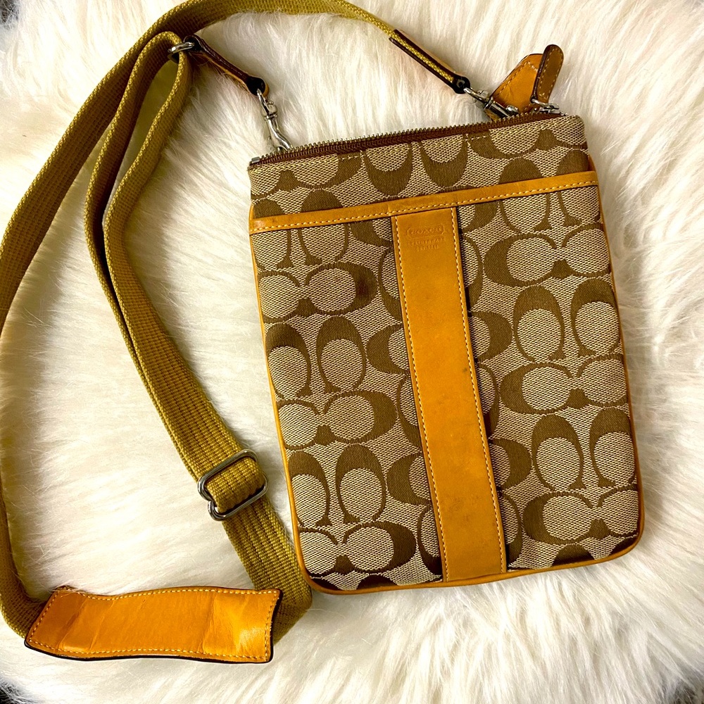 Retired beige Coach Crossbody